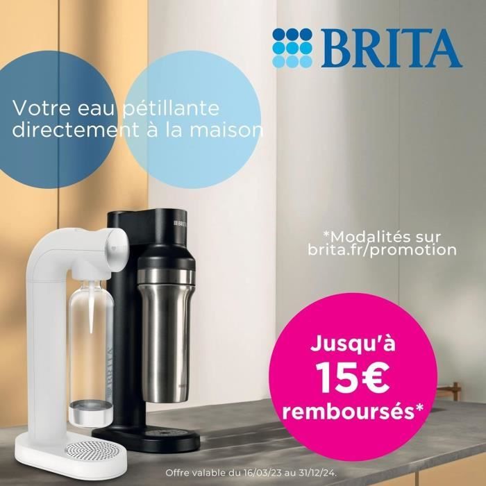 BRITA sodaONE sparkling water machine - black