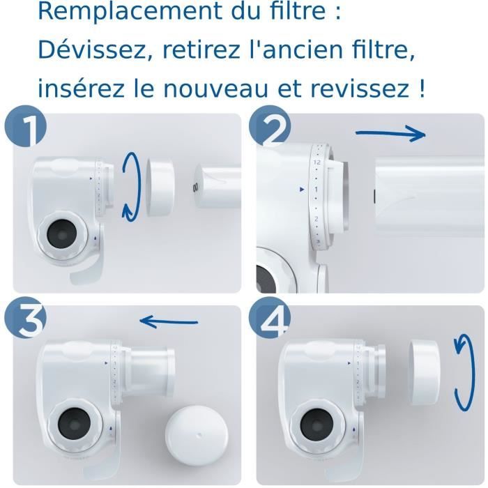 Pack 1 Water Filter - BRITA - ON TAP V - 600 L of filtered water / 4 months - Compatible with ON TAP V tap filtration system
