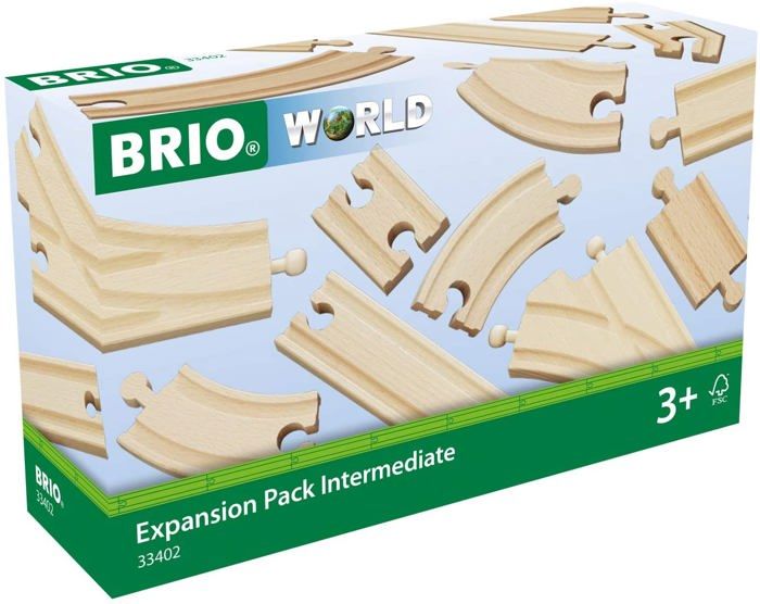 BRIO World - 33402 - Intermediate Evolution Set -16 Rails