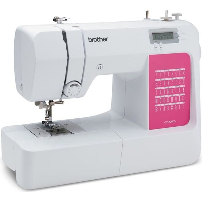 BROTHER CS120WTs electronic sewing machine - LCD screen - LED - Speed 750 pts/min