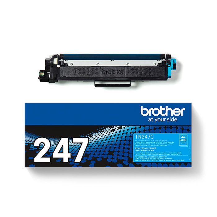 High capacity cyan toner - BROTHER - TN247C - 2300 pages