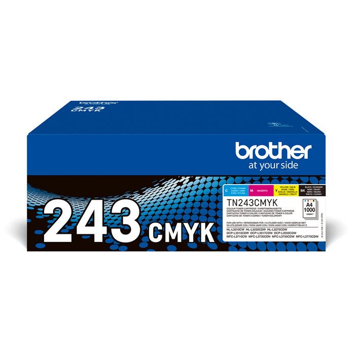 BROTHER 4 Toner Pack - Original Consumables (TN-243CMYK)