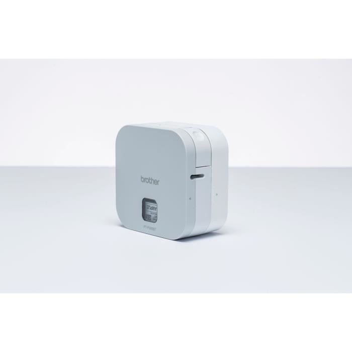 BROTHER Cube Compact Label Maker PT-P300BT P-Touch Easily Connects to Smartphones and Tablets up to 12mm
