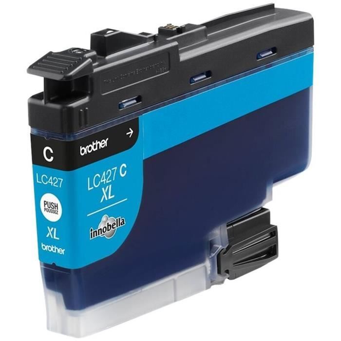 Ink cartridge LC427XLC - BROTHER - Cyan - 5000 pages - For Brother MFC-J6955DW, MFC-J6957DW, MFC-J5955DW and HL-J6010DW