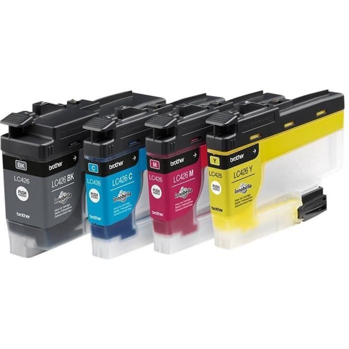 Pack of 4 LC426VAL ink cartridges - BROTHER - Black, Cyan, Magenta, Yellow - MFC-J4335DWXL, MFC-J4340DW, MFC-J4535dw etc