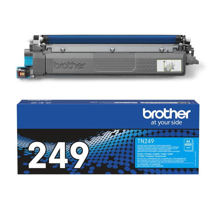 Very high capacity toner - BROTHER - TN249C - Cyan - 4000 pages