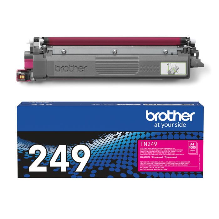 Very high capacity toner - BROTHER - TN249M - Magenta - 4000 pages