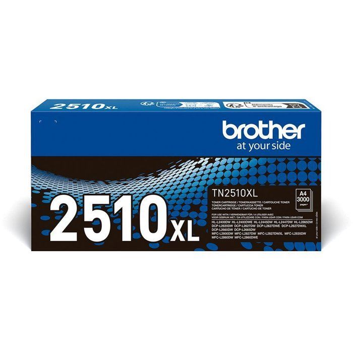 Brother TN2510XL High Yield Black Toner - 3000 pages
