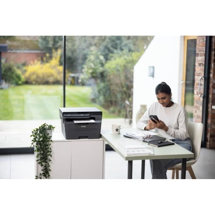 3-in-1 monochrome laser multifunction printer - BROTHER - DCP-L2627DWE - Wifi
