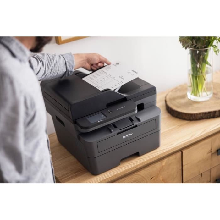 4-in-1 monochrome laser multifunction printer - BROTHER - MFC-L2860DWE - Ethernet and Wifi