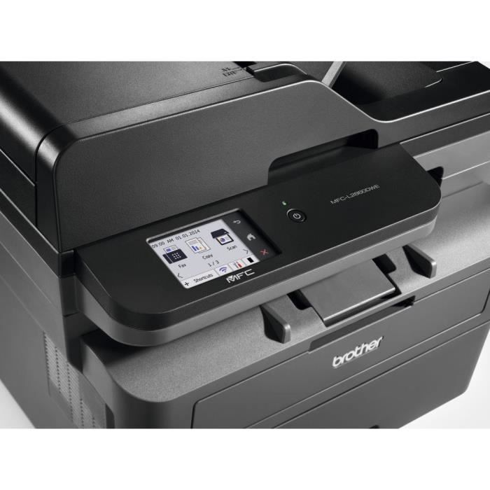 4-in-1 monochrome laser multifunction printer - BROTHER - MFC-L2860DWE - Ethernet and Wifi