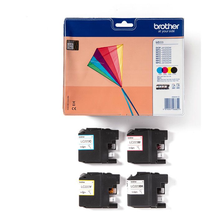 Cartouches BROTHER LC-223 Multipack