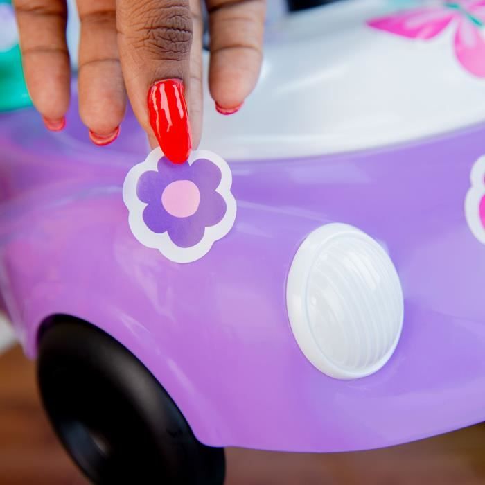 BRIGHT STARTS 3-in-1 walker, small racing car, 3 evolving play modes, purple