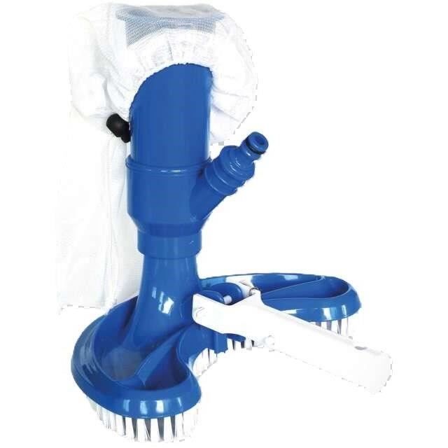 BSI Manual Bottom Vacuum Cleaner - With Pocket for Pool Debris - 30cm
