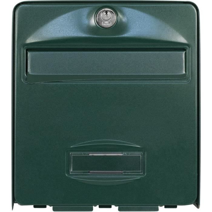 Box Burg Wachter Balthazar Mini 1 door - Wall - Galvanized steel - Total opening - Green - Made in France