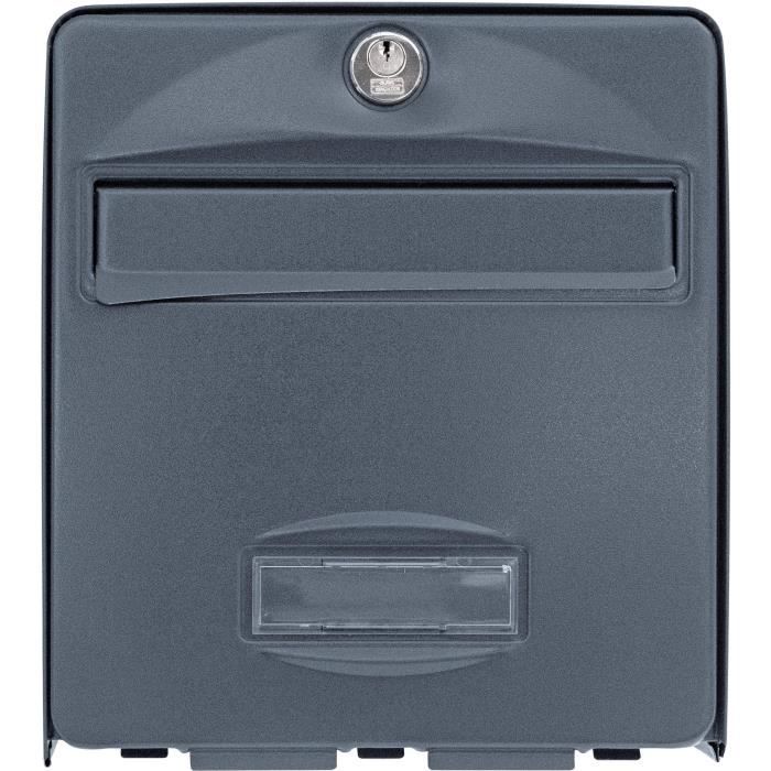 Boil Burg Wachter Balthazar 1 Door - On foot - Galvanized Steel - Total opening - Anthracite - Made in France