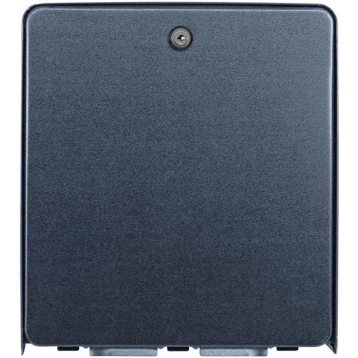 Box Burg Wachter Balthazar 2 doors - On foot - Galvanized steel - Total opening - Anthracite - Made in France