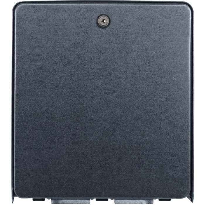 Box Burg Wachter Balthazar 2 doors - On foot - Galvanized steel - Total opening - Anthracite - Made in France