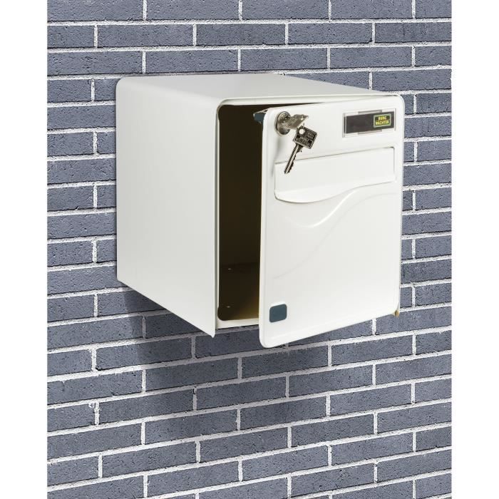 Boil Burg Wachter Baltic 1 Door - On foot - Galvanized Steel - Side opening - White - Made in France