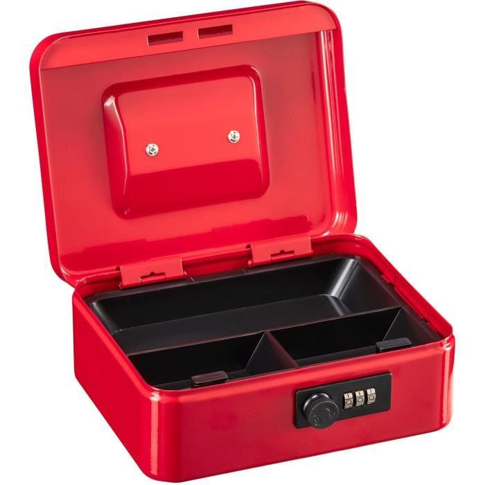 Money box - BURG WACHTER - Money Code 5020 Red - Code opening, red steel