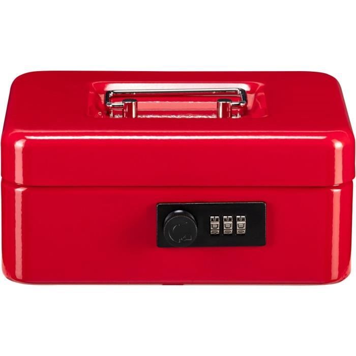 Money box - BURG WACHTER - Money Code 5020 Red - Code opening, red steel