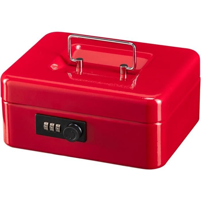 Money box - BURG WACHTER - Money Code 5020 Red - Code opening, red steel