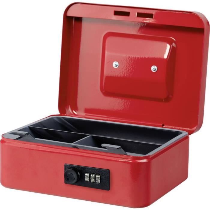 Money box - BURG WACHTER - Money Code 5020 Red - Code opening, red steel