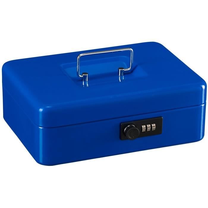 Money box - BURG WACHTER - Money Code 5025 Blue - Code opening, blue steel