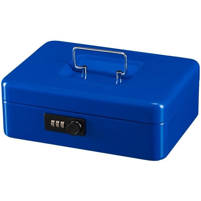 Money box - BURG WACHTER - Money Code 5025 Blue - Code opening, blue steel