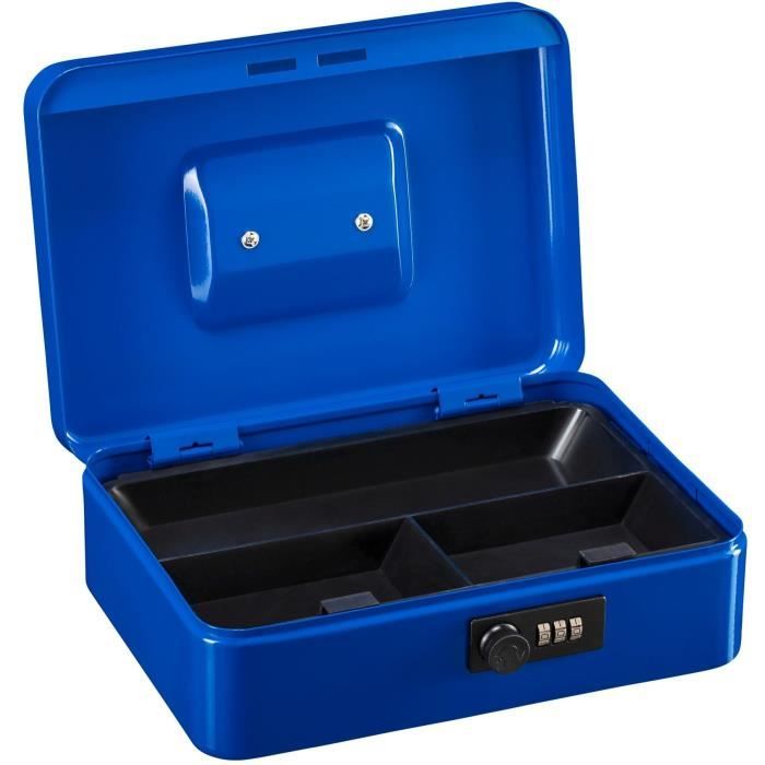 Money box - BURG WACHTER - Money Code 5025 Blue - Code opening, blue steel