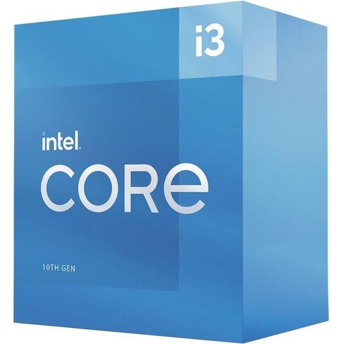 INTEL - Intel Core i3-10105F processor - 4 cores / 4.4 GHz - Socket 1200 - 65W