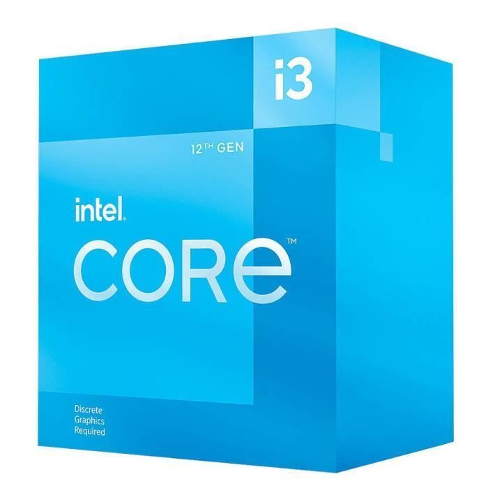 Processor - INTEL - Core i3-12100F - 12M Cache, up to 4.30 GHz (BX8071512100F)