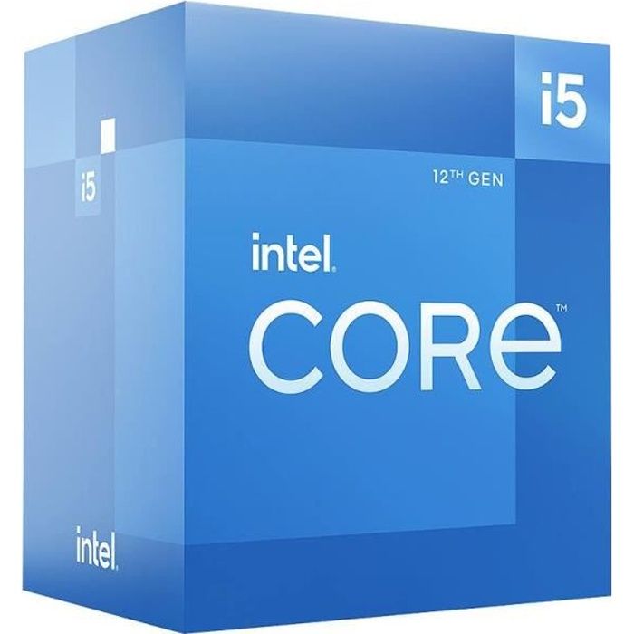 Processor - INTEL - Core i5-12400 - 18M Cache, up to 4.40 GHz (BX8071512400)
