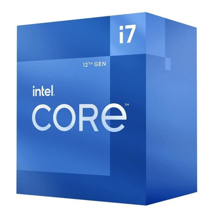 Processor - INTEL - Core i7-12700F - 25M Cache, up to 4.90 GHz (BX8071512700F)