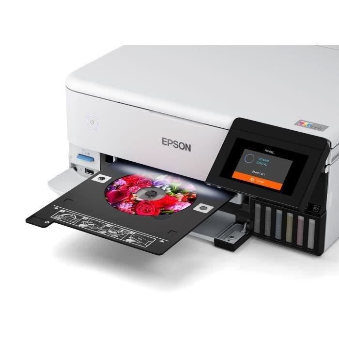 3-in-1 Multifunction Printer - EPSON - Ecotank ET-8500 - Inkjet - A4 - Color - Wi-Fi - C11CJ20401