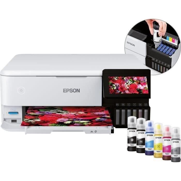 3-in-1 Multifunction Printer - EPSON - Ecotank ET-8500 - Inkjet - A4 - Color - Wi-Fi - C11CJ20401