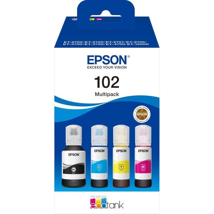 Multipack 4 colors EcoTank 102