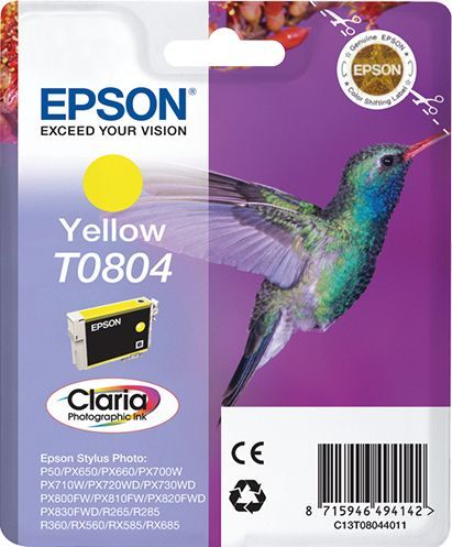 Epson T0804 Colibri Yellow Ink Cartridge