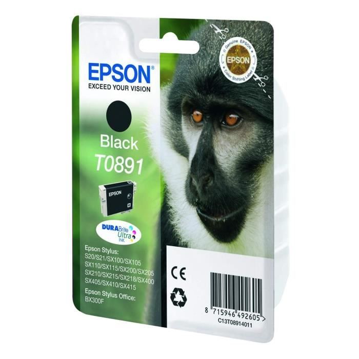Epson T0891 Monkey Black Ink Cartridge