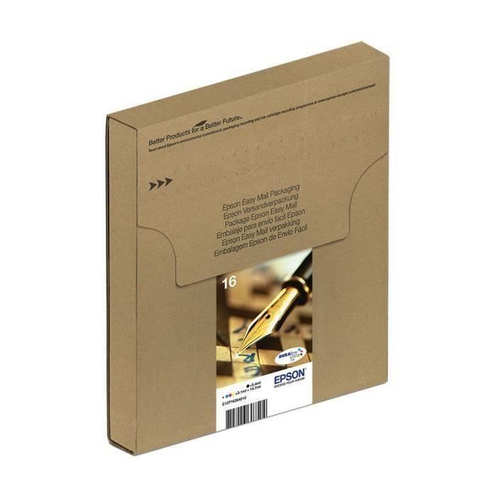 EPSON Cartridge T1626 EasyMail Multiplack 4-Color Fountain Pen
