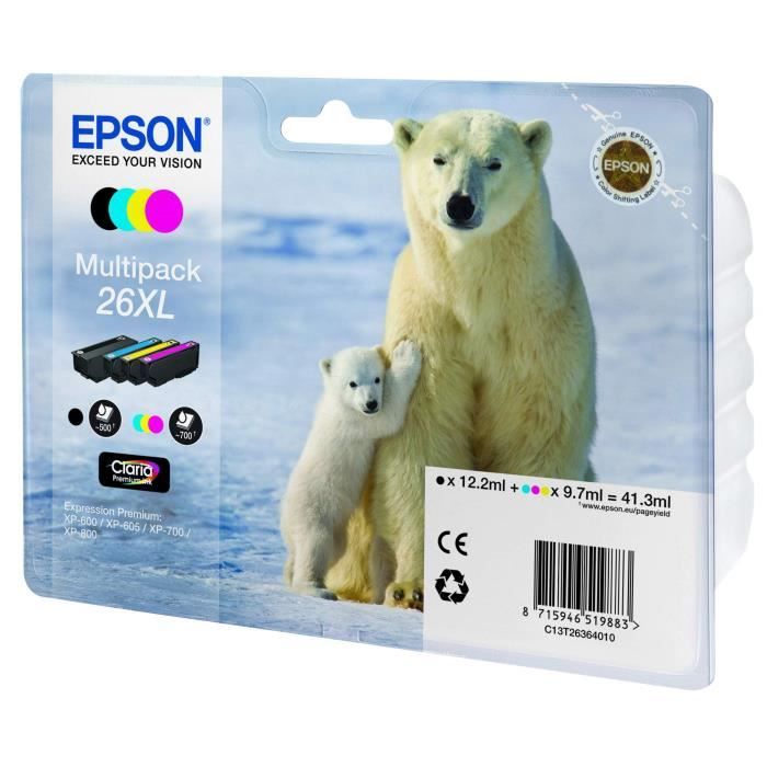 Epson T2636 XL Polar Bear Mult Ink Cartridge
