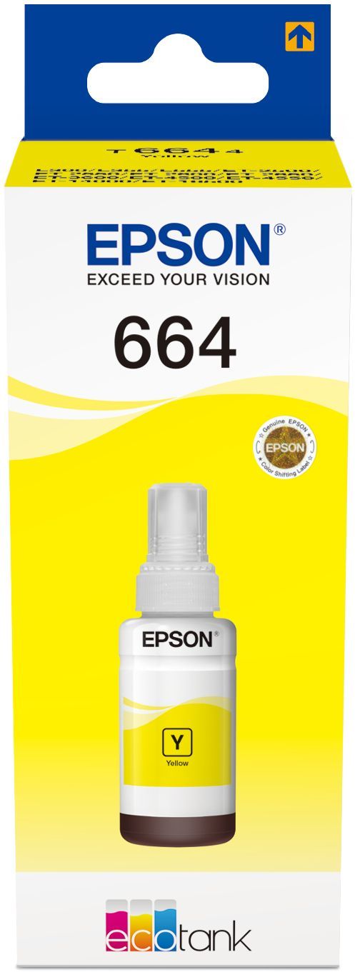 Epson Ecotank T6644 Ink Bottle - 70ml Yellow