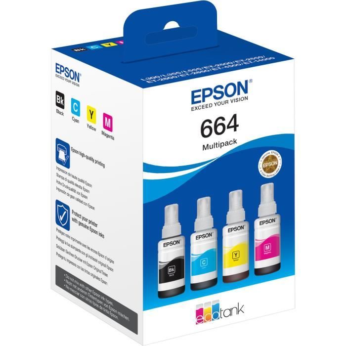 Multipack 4 colors EcoTank 664