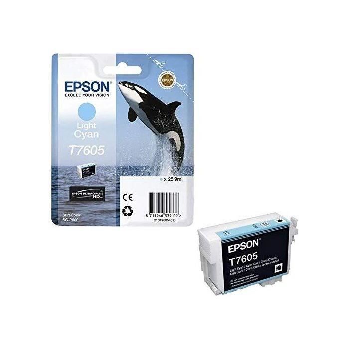 Epson T7605 Orb Cartridge Light Cyan