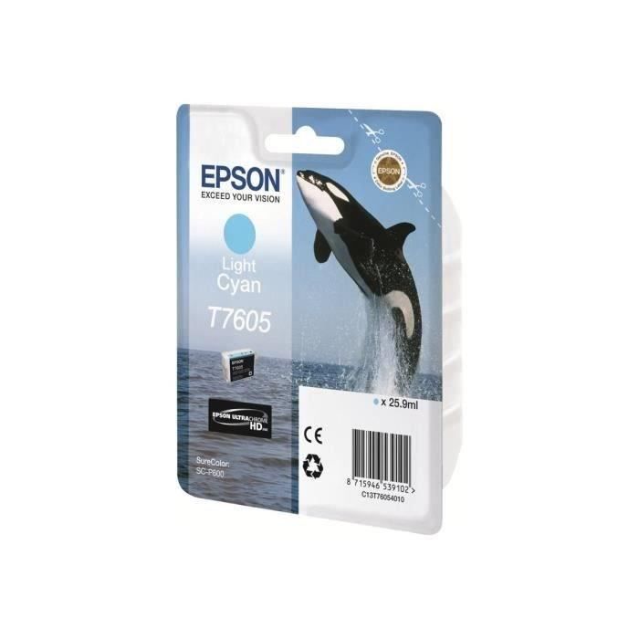 Epson T7605 Orb Cartridge Light Cyan