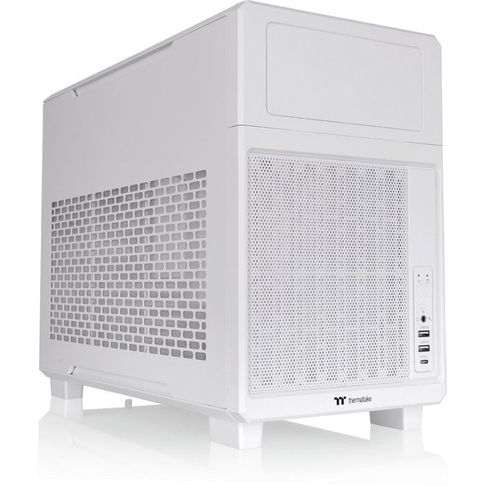 PC Case - THERMALTAKE - TR200 Snow - White - Mini Tower - Micro-ATX Form Factor