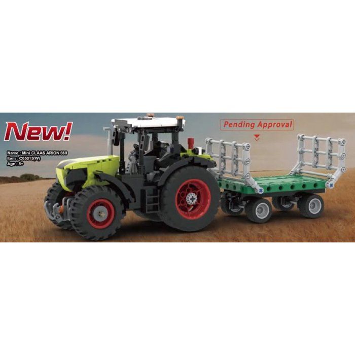 CADA Construction - Claas Arion Mini Tractor - 448 pieces - Ages 8 and up