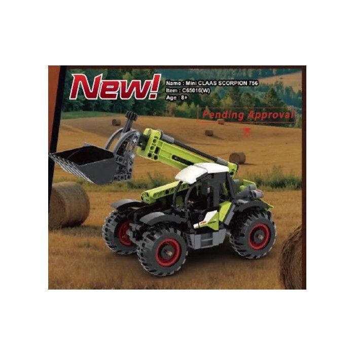 CADA Construction - Mini Claas Scorpion Agricultural Telescopic Loader - 401 pieces - Ages 8 and up