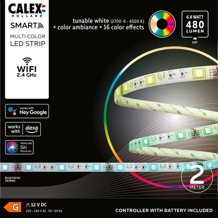 LED Ribbon 2M 6.8W RGBCCT+TELEC