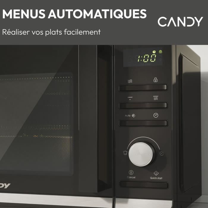 CMGA20TNDB Microwave Grill CANDY Moderna - 20L - MO 700W - Grill 1000W - Digital UI